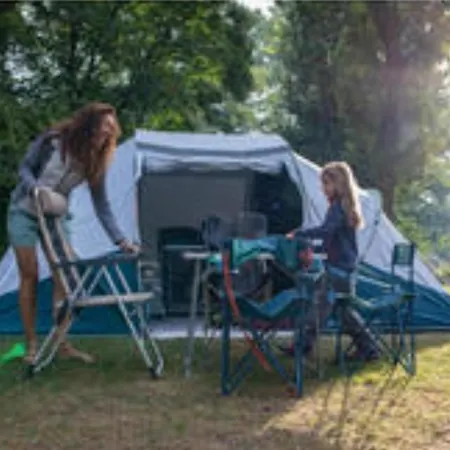 Camping Les Hortensias Grande Tente Familiale Deux Et Vue Sur Nature *